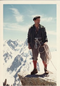 Many years ago in the Alps